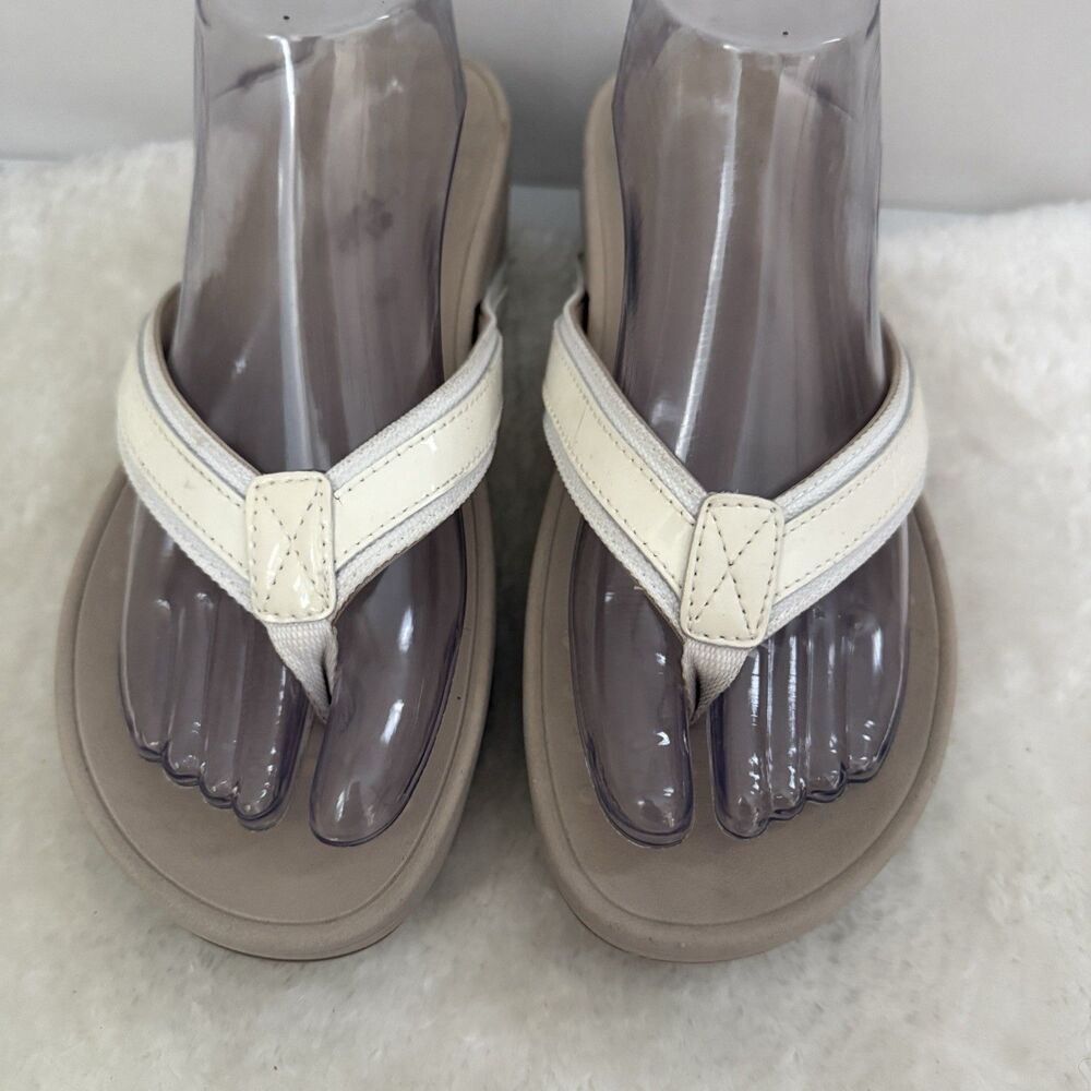 Vionic Beige Nude High Tide Platform Sandals Flip… - image 2